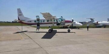 Avión en Concordia- Emergencia\nCrédito: AHORA