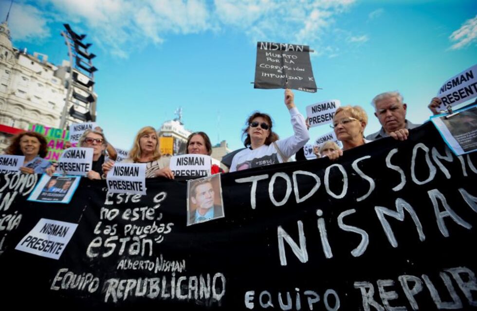 Marcha en el Obelisco para reclamar el esclarecimiento de la muerte de Nisman