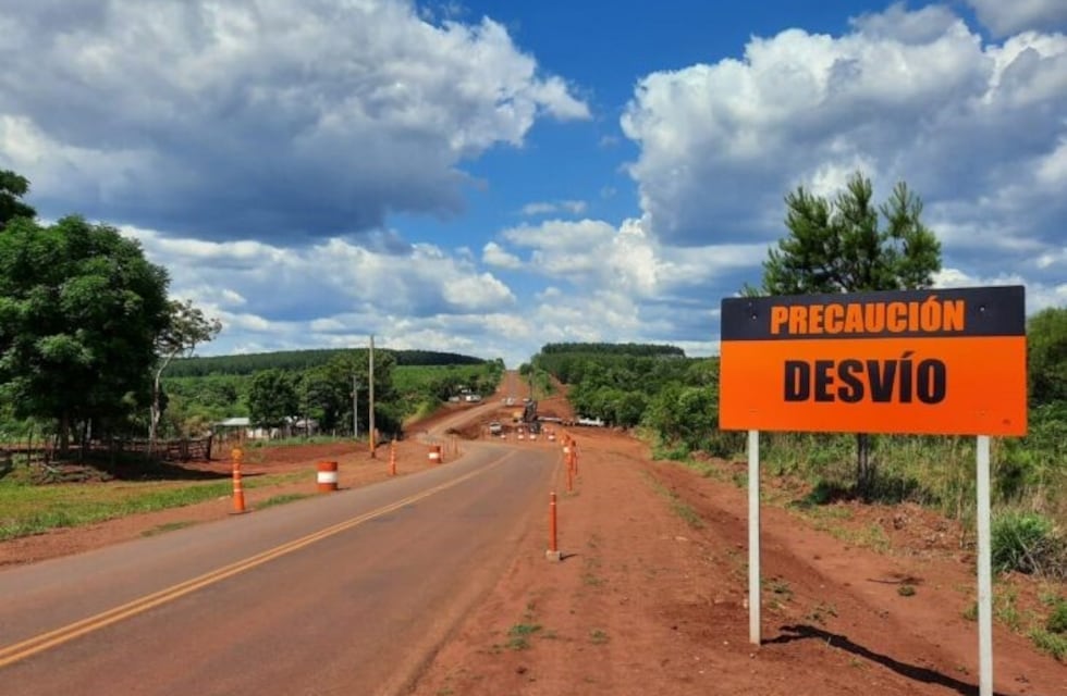 Vialidad construye un puente sobre el arroyo Tirica en la ruta provincial 19
