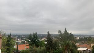 Fuertes vientos y nubes repentinas en Carlos Paz\u002E