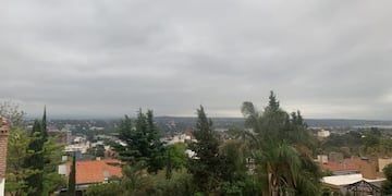 Fuertes vientos y nubes repentinas en Carlos Paz\u002E