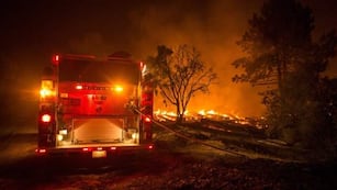 Incendio Potrero de los Funes. Imagen de archivo