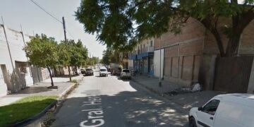 En esta calle fue encontrado Perea con un disparo en el pecho\u002E
