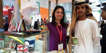 Yerba mate en la feria alimenticias de Dubai\u002E (INYM)