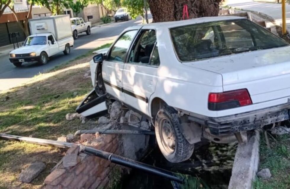 Impactante accidente en Las Heras