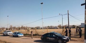 Intervención policial para evitar partidos de fútbol