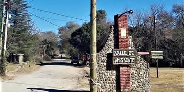 Entrada al Valle de Anisacate