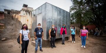 El Municipio inauguró un nuevo módulo sanitario con baños y duchas