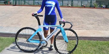 Mariela Delgado ciclista de Misiones en Deporte Adaptado\u002E (Twitter)