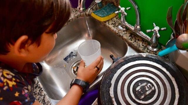Corte de agua potable en Villa Atuel por la tormenta.