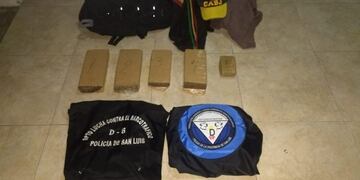 Las drogas que encontró la Policía\u002E
