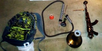 Arma de juguete en Paraná\u002E