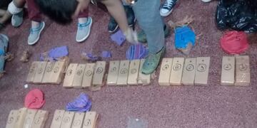 Tres personas fueron detenidas en la Terminal de Ómnibus con 17 kilos de marihuana