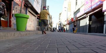 Semipeatonalización de la calle San Martín, en el centro de Córdoba\u002E