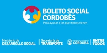 Las inscripciones para el Boleto Social Cordobés arrancan este lunes\u002E
