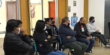 Reunión en el centro Cultural Comechingones