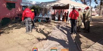 Hisopados masivos en el Hospital Municipal Dr\u002E Armando Cima\u002E (Foto: Facebook / Municipalidad de Cosquín Oficial)\u002E