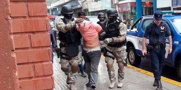 Walter Nievas, el reo que escapó de la cárcel de Río Cuarto y fue recapturado\u002E (Prensa Policía)