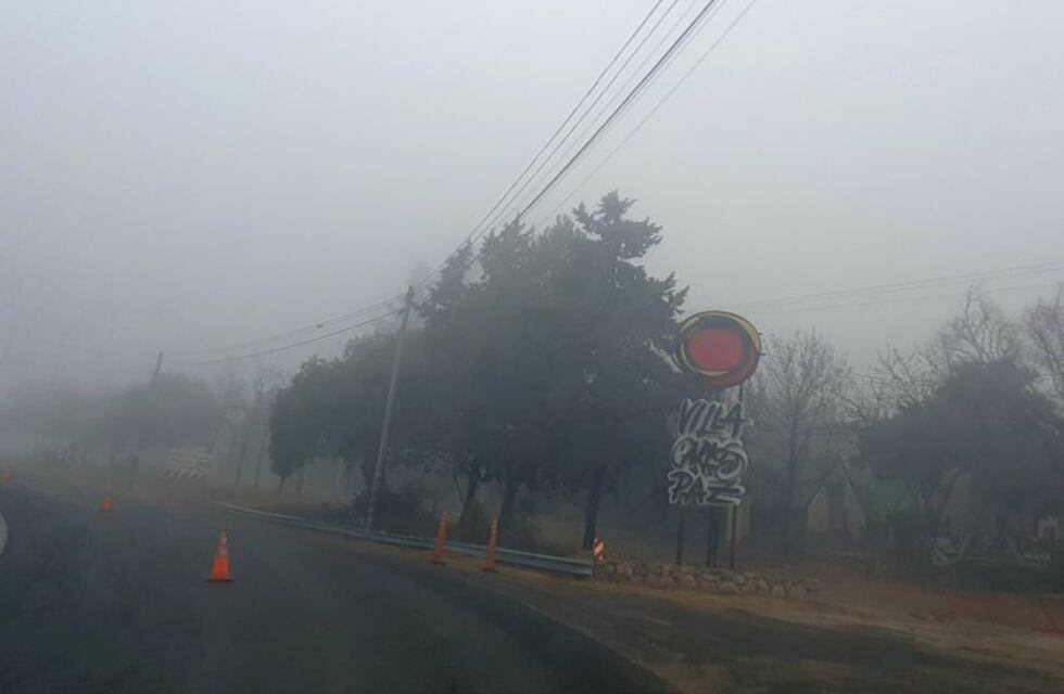 Mañana de jueves con neblina y promesa de sol en Carlos Paz