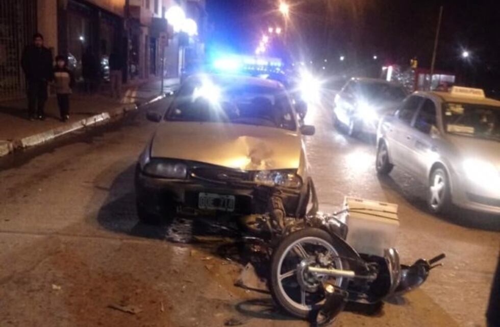 Choque en cadena en pleno centro de Alta Gracia