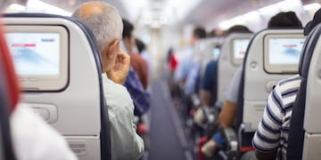 Crisis nerviosa en un avión