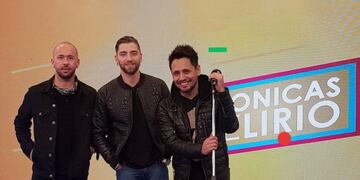 La Konga, en su visita al programa de Hernán Lirio, en Crónica TV