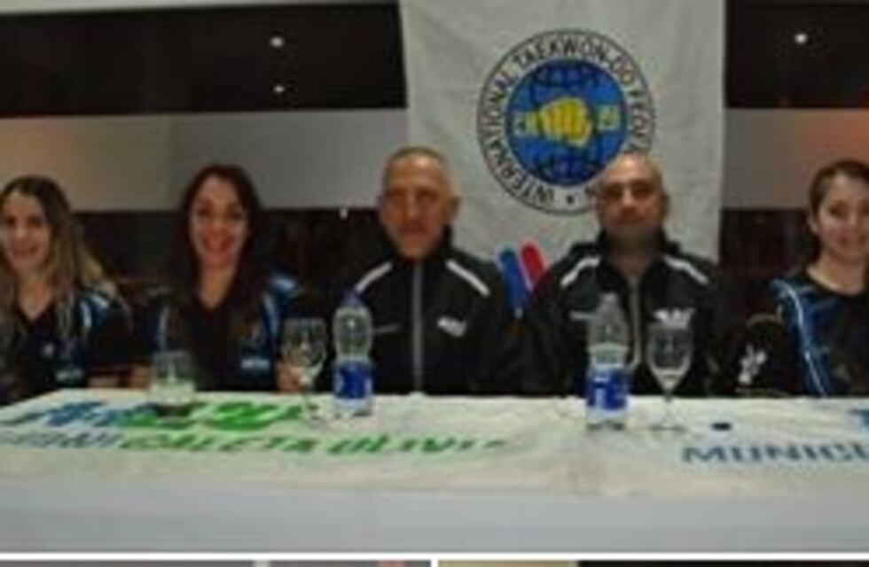 Capacitación en Tae kwon do con instructores extranjeros