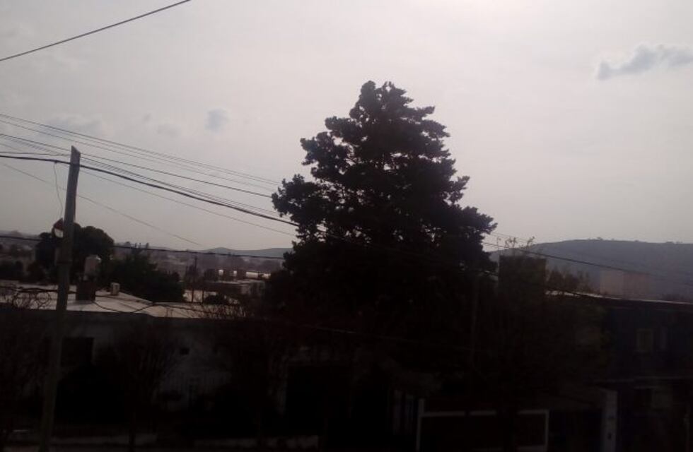 Mañana ventosa y seminublada en La Calera