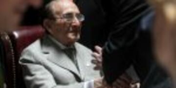 DYN01, BUENOS AIRES 23/11/15, FOTO DE ARCHIVO, EL EX JUEZ DE LA CORTE SUPREMA DE JUSTICIA CARLOS FAYT MURIu00d3 ANOCHE A LOS 98 Au00d1OS.FOTO:DYN/ARCHIVO/PABLO MOLINA
