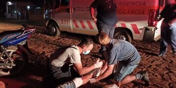 Una de las intervenciones se dio en un accidente entre dos motos\u002E