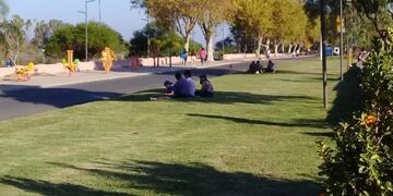 Costanera del tiempo Gualeguaychú\nCrédito: Vía Gualeguaychú