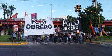 Las organizaciones que cortaron el tránsito en el Nudo Vial deberán pagar $70 mil de multa