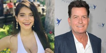 Eva De Dominici y Cahrlie Sheen mandan saludos a través de Cameo