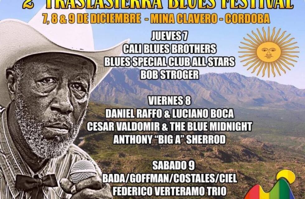Se viene un gran festival de blues en Traslasierra