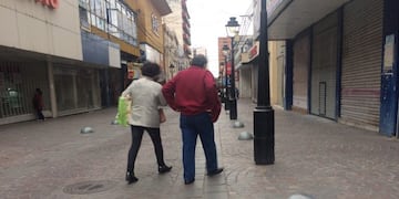 Calles vacías, durante la cuarentena en Jujuy