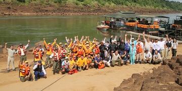 Revalidaron protocolos de salvataje en Cataratas del Iguazú