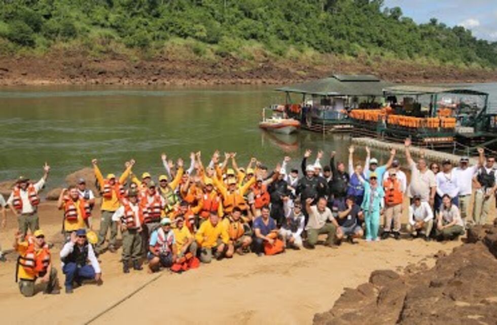 Revalidaron protocolos de salvataje en los rápidos de Cataratas del Iguazú