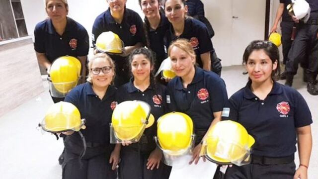 Mujeres bomberas extinguieron un incendio (Diario Femenino)