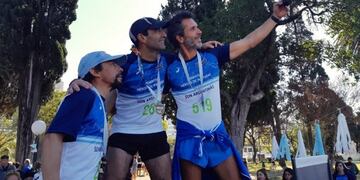 Aficionado al runner, Cossar se dio el gusto de su primer podio\u002E Y en una competencia emotiva\u002E El ganador de la categoría fue Marcelo Bazán\u002E