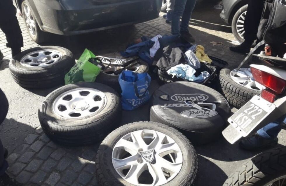 Un ladrón de ruedas cayó in fraganti en el macrocentro