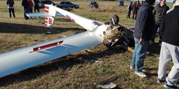 El siniestro se produjo este sábado por la tarde en el Aeródromo de Esperanza\u002E (Archivo)