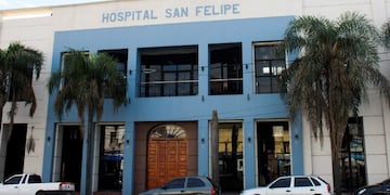 Abrazo simbólico al Hospital San Felipe en el marco del paro nacional de ATE