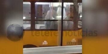 Robo al colectivo de la línea 110 quedó grabado\u002E