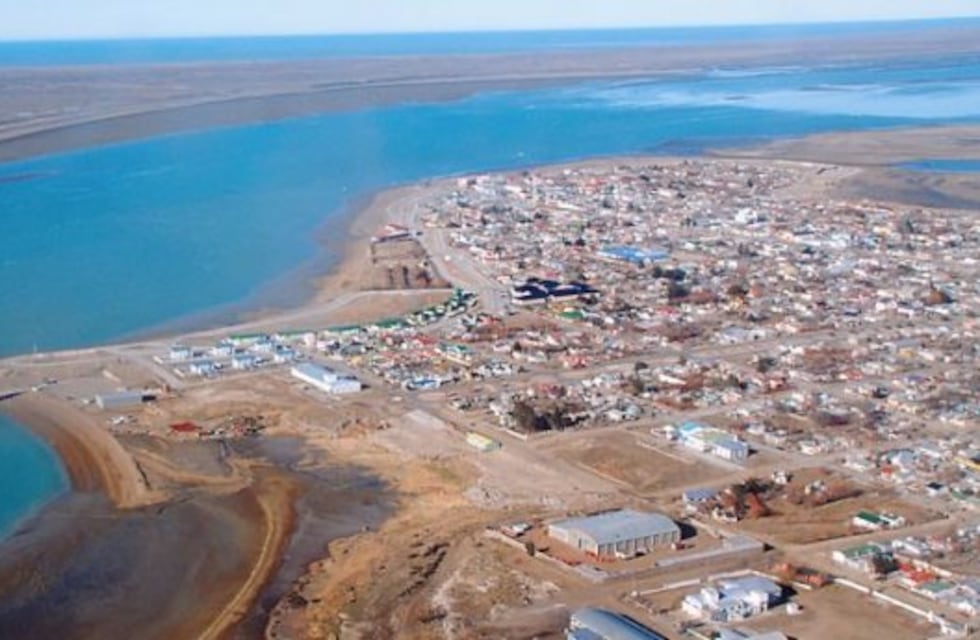 Video: ingreso del agua al saco de la bahía en Puerto San Julián