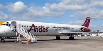 Aerolineas Andes comienza a operar en Mendoza