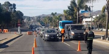 Control Policial, ingreso a Carlos Paz