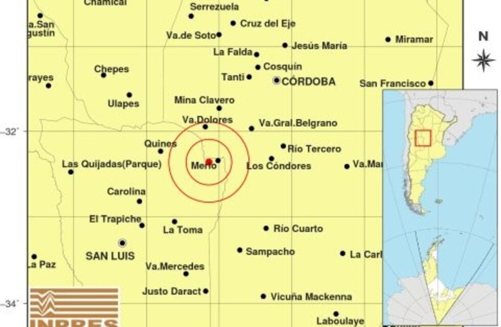 Susto en vecinos de Calamuchita y Traslasierra por un fuerte temblor