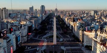 Vista aerea de la Ciudad (Foto: RONALDO SCHEMIDT/AFP)