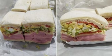 Sandwiches de miga gigantes de Mendoza\u002E
