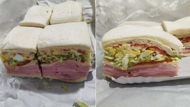 Sandwiches de miga gigantes de Mendoza\u002E